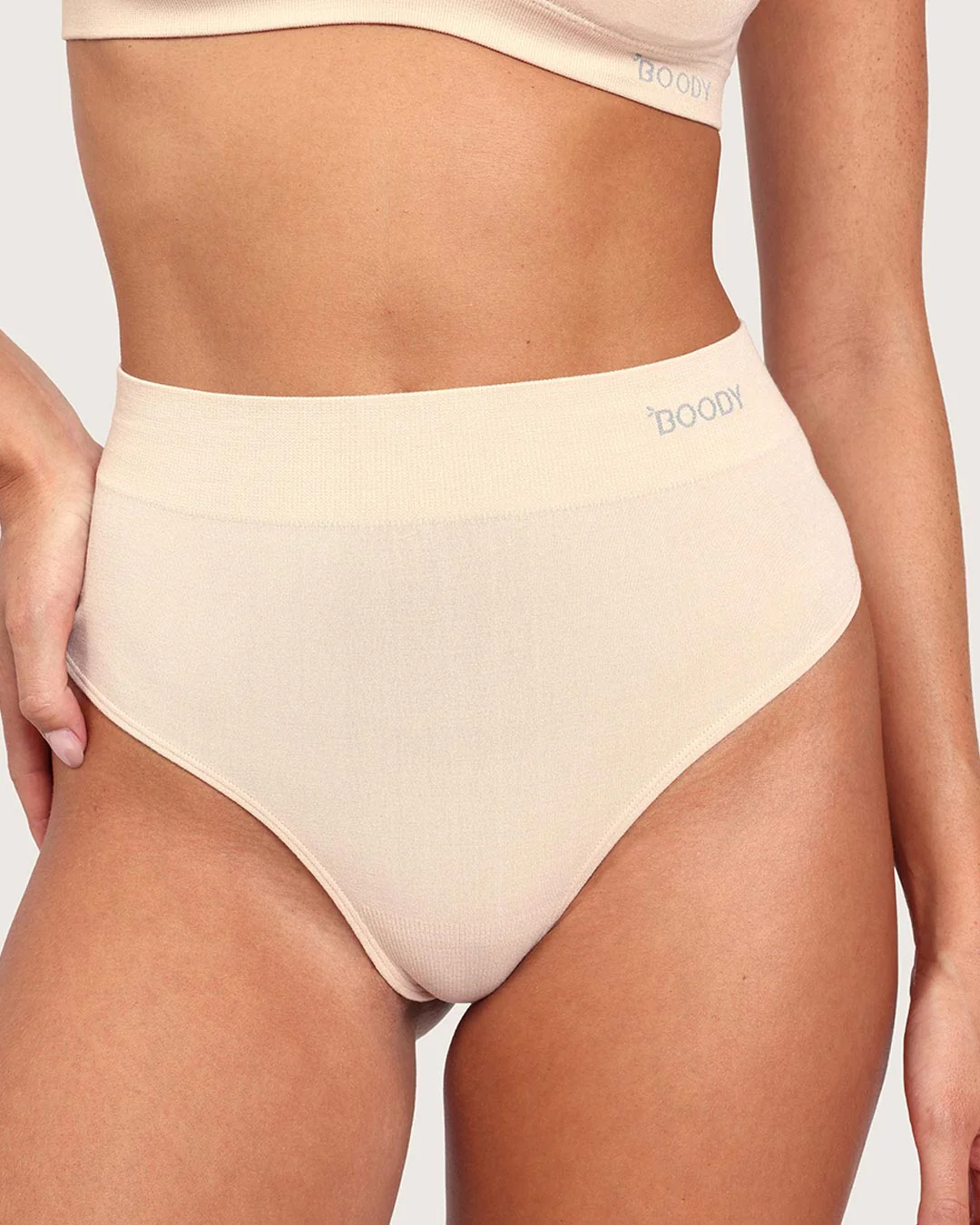 High Waist G-String - Shell - Image 3