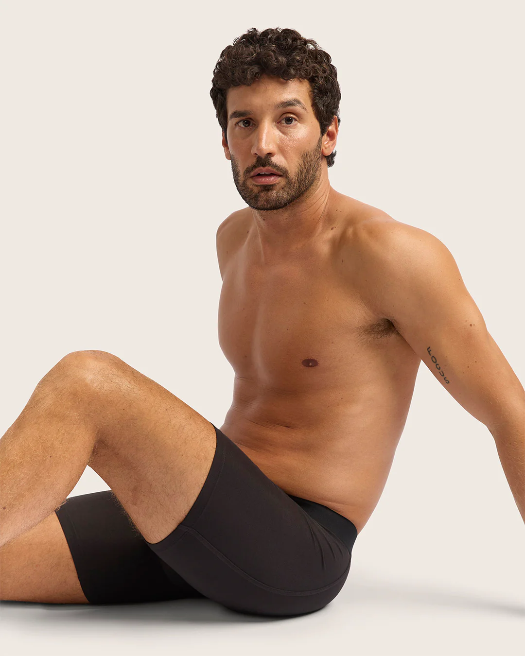 Men's Everyday Mid-Length Boxer Briefs - Black - Image 5
